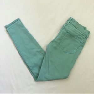 Rich & Skinny teal blue mid rise skinny jeans 29